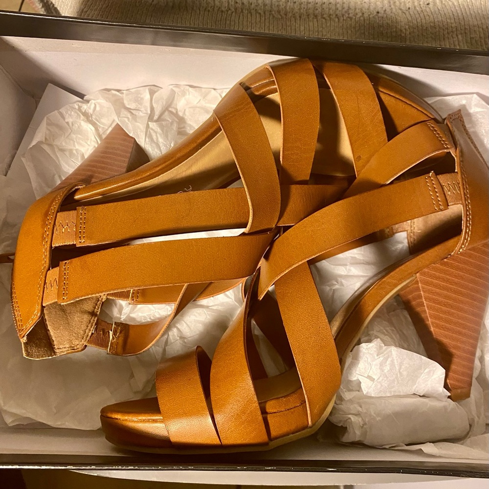 Brown heels